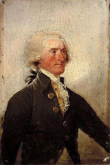John Trumbull Thomas Jefferson. China oil painting art